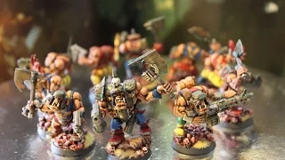 Обзор пачки бойзов вернувшихся из варпа/Varp ork/Warhammer ork paint