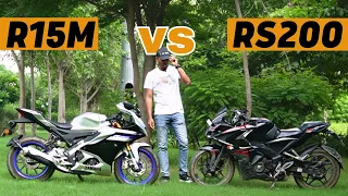 Which one to buy in 2023," Yamaha R15m vs Bajaj Pulsar RS200 ?"