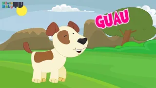 🐶🐷🐄🐮 El Sonido de los Animales - Canción Infantil - Aprende Los Animales De la Granja - Estimulación