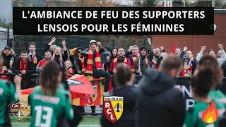 RC Lens Féminin : Des supporters lensois se déplacent et mettent le feu au match de Coupe de France