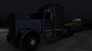 American Truck Simulator 86 FREIGHTLINER HAULING A PLOW