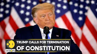 US: Donald Trump calls for termination of constitution; White House condemns his remarks | WION