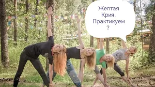 Желтая Крия. Попрактикуем? #йогадлявсех #крияйога #утросвами