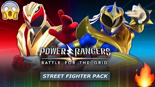 Power Rangers: Battle for the Grid - Street Fighter Crossover Trailer 🔥 LIVE REACTION VIDEO