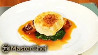 Tea-Smoked Duck Breast with Ravioli | MasterChef Australia