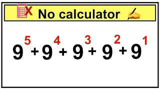 Nice NINE Exponent  Addition |Simplify with out Multiplying !!!!!