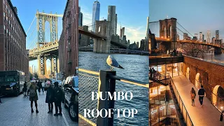 Dumbo rooftop in Brooklyn New York.