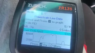 T1N Fuel pressure reading on 2.7 Diesel engine