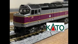 Well, it will run. - Kato N Scale Custom Painted EMD F40ph - MBTA - Trains with Shane Ep37