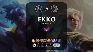 Ekko Jungle vs Kayn - KR Master Patch 13.7