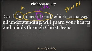 The Word for Today Philippians 4:6-7