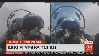 Spektakuler! Kerennya Aksi Flypast TNI AU di HUT RI Ke-73 #17an, #Dirgahayu73