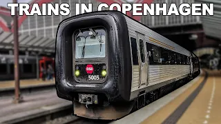🇩🇰 Trains in Copenhagen ( DSB / Øresundståg  / DB ) (2024) (4K)