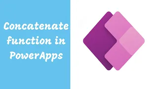 Concatenate function and the & operator in PowerApps