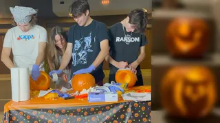 CARVING PUMPKINS + Halloween stories