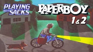 Paperboy 1 and 2 - Genesis/Master System - Playing with Sacks