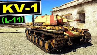 WAR THUNDER KV-1 L-11 Gameplay
