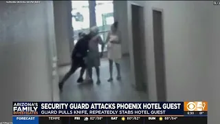 Jarring video shows security guard attacking Phoenix hotel guest