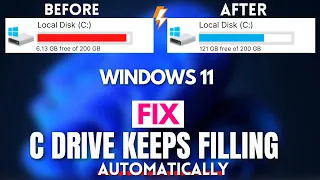 C Drive Keeps Filling Automatically Windows 11 - Fixed🔥