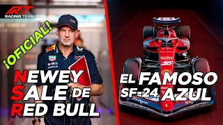 🚨 ¡BOMBAZO! Es OFICIAL, ADRIAN NEWEY SALE de RED BULL 🔥 SALE a la LUZ el FERRARI AZUL 🤷‍♂️ F1