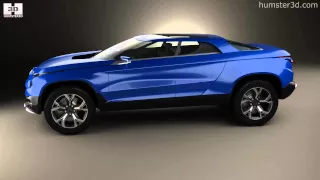 Fiat FCC4 concept 2014 by 3D model store Humster3D.com