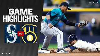 Mariners vs. Brewers Game Highlights (4/7/24) | MLB Highlights