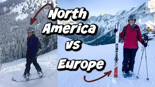 Ski Differences between Europe and North America