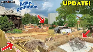 Kings Dominion 2025 Roller Coaster Construction Update 3 👷‍♂️🎢👀FOOTERS EVERYWHERE!