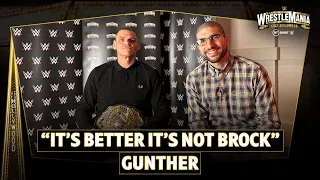 GUNTHER speaks to Ariel Helwani about his rookie year, WrestleMania, Cody Rhodes and Brock Lesnar