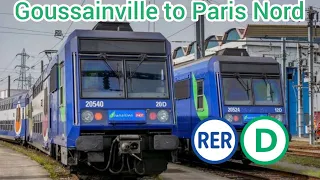 RER D Melun || Goussainville - Paris (Paris Nord) ||Travel vlog