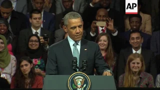 Obama holds Town Hall meeting in London