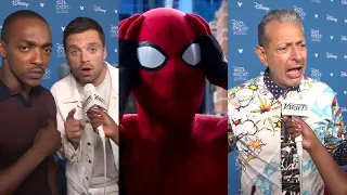 Anthony Mackie, Sebastian Stan & Jeff Goldblum React To Spider-Man Exiting The MCU