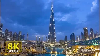 Burj Khalifa I Marina Dubai 8K