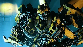 범블비 vs 바리케이드 전투 장면 | 트랜스포머 (Transformers, 2007) [4K]