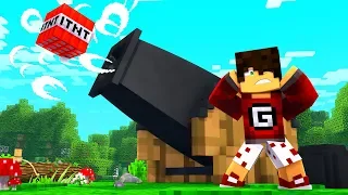 Minecraft - MAIOR CANHÃO DE TNT DO MINECRAFT! GUERRA EXPLOSIVA ✭ Guihh ✭