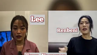 Liza (lee) and Renbeni replied and controversial @leevlog1730 @renbeniodyuo @AloboNagaOfficial