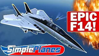 Epic Futuristic F14 Destroys Enemy Planes!  - Simple Planes Gameplay!