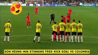 😍 Son Heung-Min Stunning Free-Kick GOAL for South Korea vs Colombia