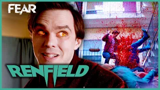 Renfield vs. The Lobo Henchman (Apartment Fight) | Renfield | Fear