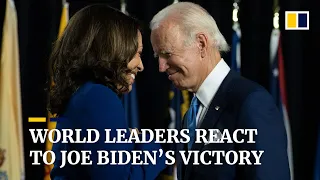 ‘Welcome back America’: world leaders react to Joe Biden’s victory in US elections