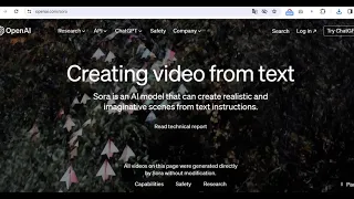 OpenAi Sora: A Game-Changer in the World of text-to-video model #sora #openai