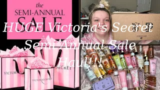 HUGE Victoria's Secret SEMI ANNUAL SALE Haul & Review