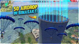 Only Bimaskti tower challange | 50 Airdrop funny moments😂 | wtf moment Free Fire- Garena free fire