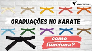 Como funcionam as graduações no karate Shotokan?