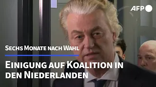 Niederlande: Parteien einigen sich auf Regierungskoalition | AFP