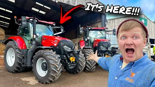 THE BIGGEST TRACTOR WE HAVE EVER BOUGHT ARRIVES ON THE FARM!!