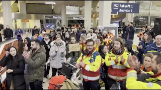 Almanya'dan arama kurtarma çalışmaları için bölgeye gelen ekipler, görevlerini tamamlayarak ayrıldı