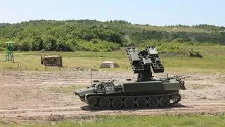 Стрельбы ЗРК Стрела-10, ПЗРК Верба и ЗУ-23-2 (Россия)/Strela-10, Verba and ZU-23-2 MANPADS (Russia)