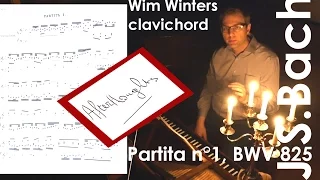 Afterthoughts on my recording of Bach's partita I BWV 825 on clavichord