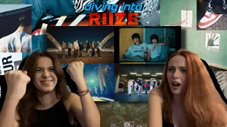 Falling down the RIIZE rabbit hole | Reaction to Get A Guitar, Siren, Memories MVs | el & inna